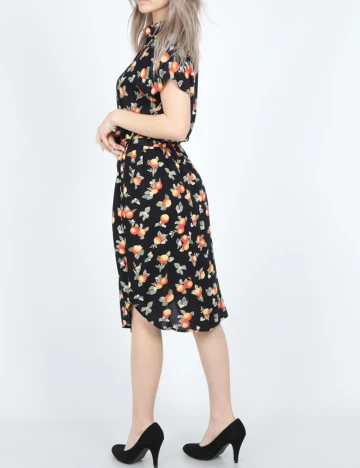Rochie scurta Pieces, negru
