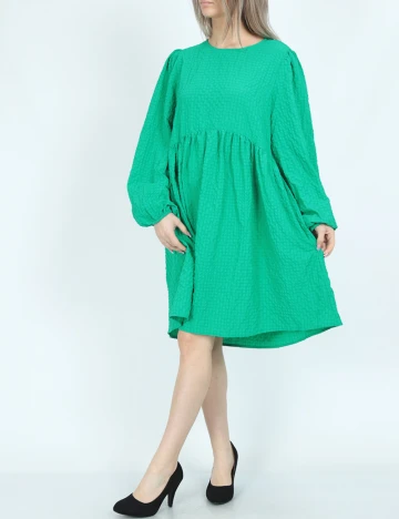 Rochie scurta Pieces, verde