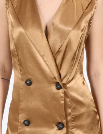 Rochie scurta Vila, auriu Galben