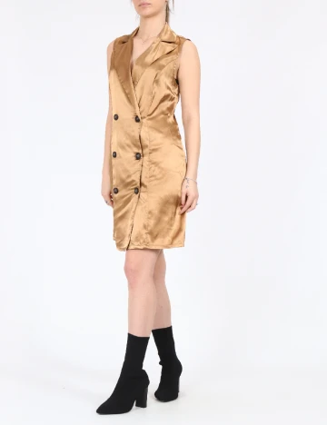 Rochie scurta Vila, auriu Galben