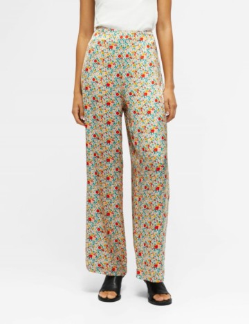 
						Pantaloni Object, floral