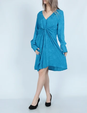 Rochie scurta Object, albastru Albastru