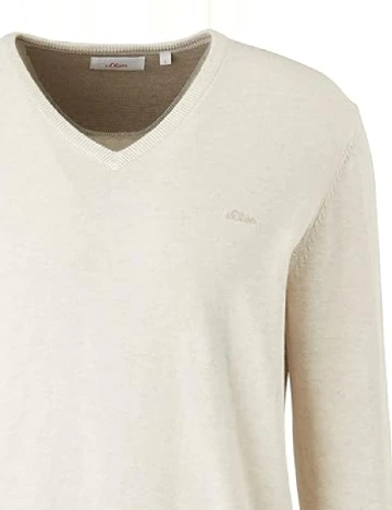 Bluza s.Oliver Plus Size Men, crem