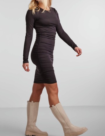 Rochie scurta Pieces, negru