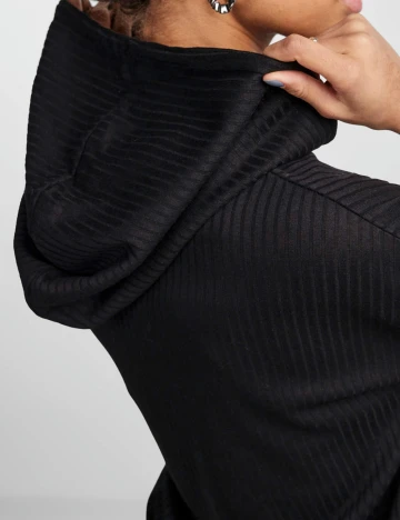 Hanorac Pieces, negru