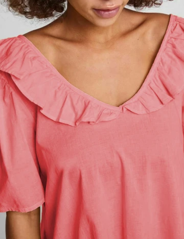 Rochie medie Pieces, roz Roz