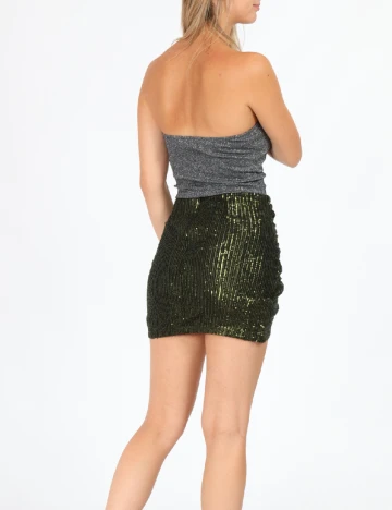 Set topuri Pieces, verde/gri