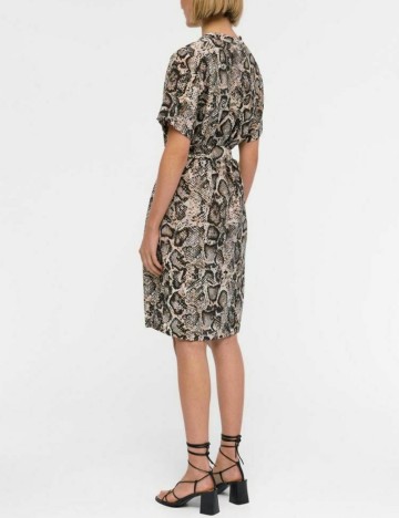 Rochie scurta Object, imprimeu sarpe