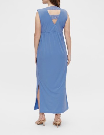 Rochie lunga Mamalicious, albastru