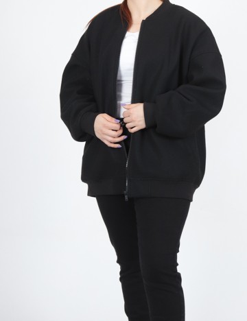 Jacheta Oversize Noisy May, negru