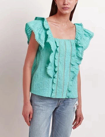 Bluza River Island, turcoaz Albastru