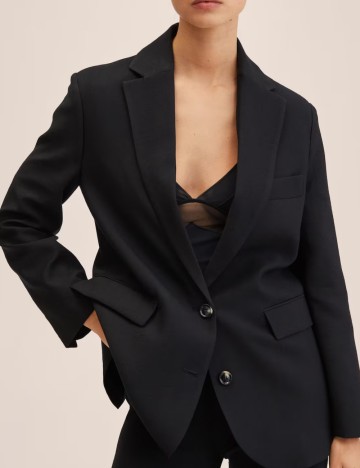 
						Sacou Mango, negru