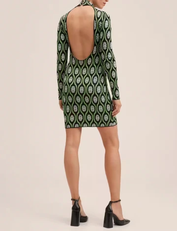 Rochie scurta Mango, negru Negru