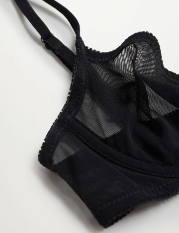 Sutien Mango, negru Negru