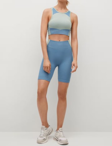 Bustiera sport Mango, verde