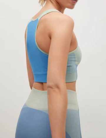 Bustiera sport Mango, verde Verde