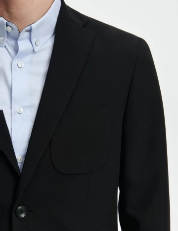 Sacou Reserved, negru Negru