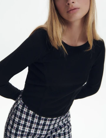 Bluza Reserved, negru