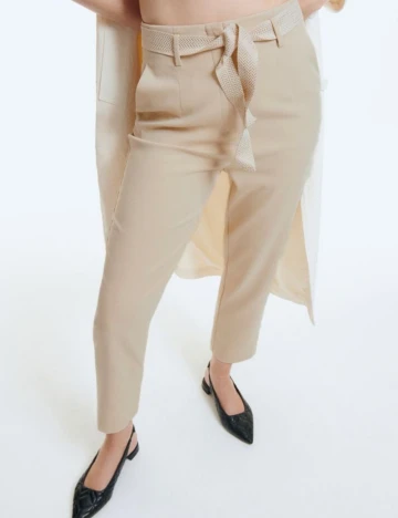 Pantaloni Reserved, crem Crem