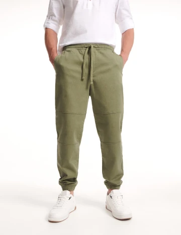 Pantaloni Reserved, verde Verde