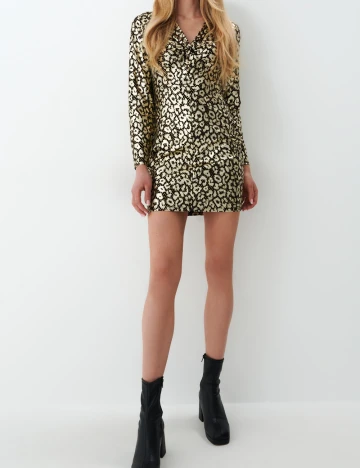 Rochie scurta Mohito, auriu