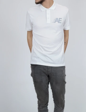 Tricou American Eagle, alb Alb
