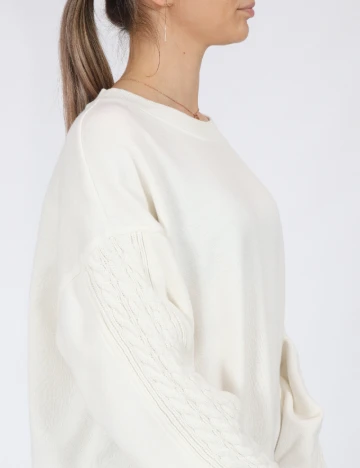 Bluza Aerie, alb Alb