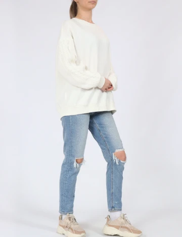 Bluza Aerie, alb Alb