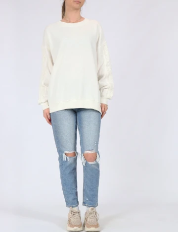 Bluza Aerie, alb Alb
