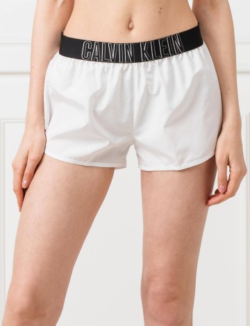 Pantaloni scurti Calvin Klein, alb