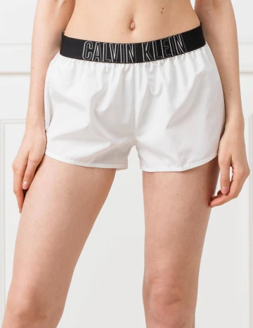Pantaloni scurti Calvin Klein, alb