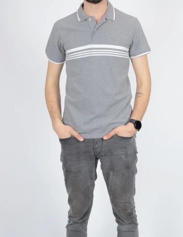 Tricou American Eagle, gri Gri