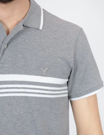 Tricou American Eagle, gri Gri