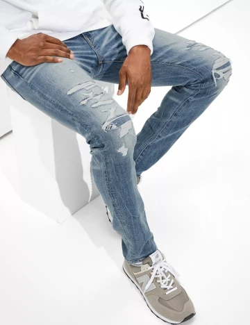 Blugi American Eagle, bleumarin