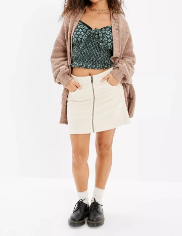 Fusta American Eagle, ecru