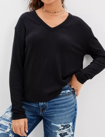 Bluza American Eagle, negru