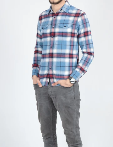 Camasa American Eagle, albastru Albastru