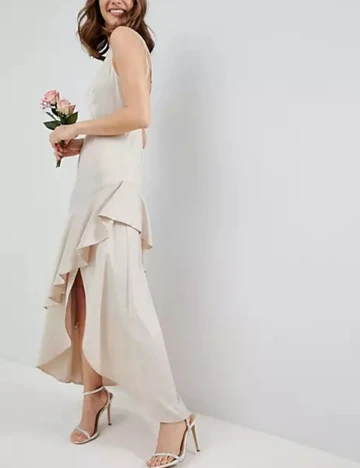 Rochie ASOS, bej, 38 Crem