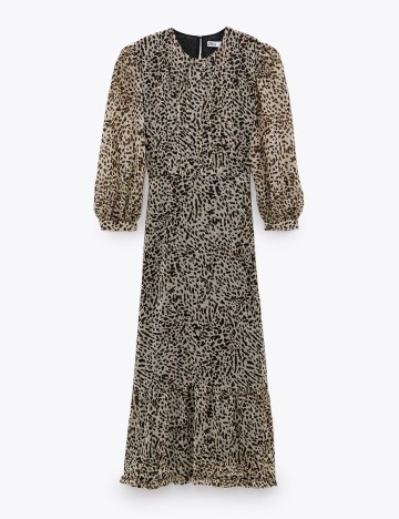 Rochie Zara, animal print, L