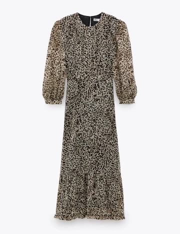 Rochie Zara, animal print, L