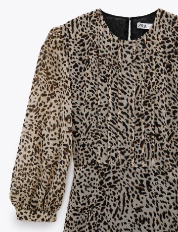 Rochie Zara, animal print, L