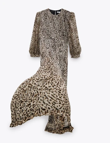 Rochie Zara, animal print, L