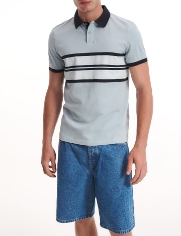 Tricou Reserved, albastru