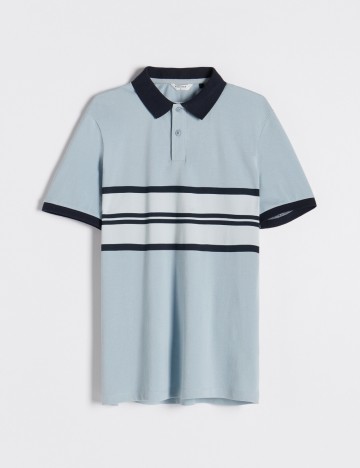 Tricou Reserved, albastru