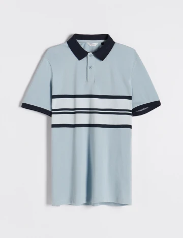 Tricou Reserved, albastru