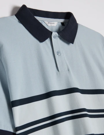 Tricou Reserved, albastru