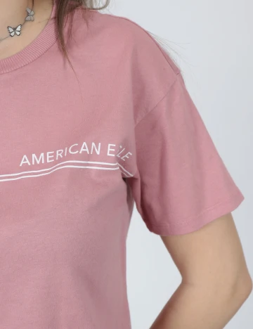 Tricou American Eagle, roz