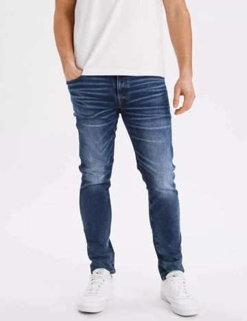 Blugi American Eagle, bleumarin Albastru