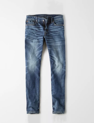 Blugi American Eagle, bleumarin Albastru