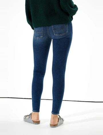 Blugi American Eagle, bleumarin Albastru